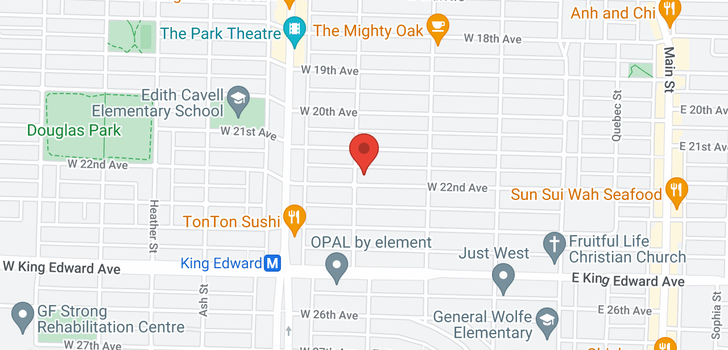 map of 385 W 22ND AVENUE